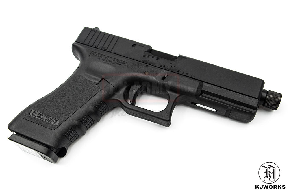 KJ Works KP18 w/ Threaded Barrel Gas GBB Pistol Airsoft ( G Model 18 )