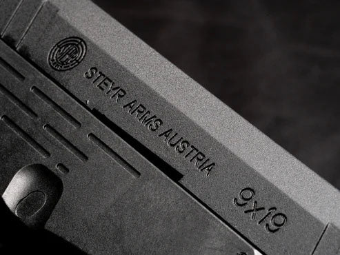 KJ Works STEYR ARMS L9A2 CO2 Pistol Airsoft ( Black ) ( ASG Licensed )