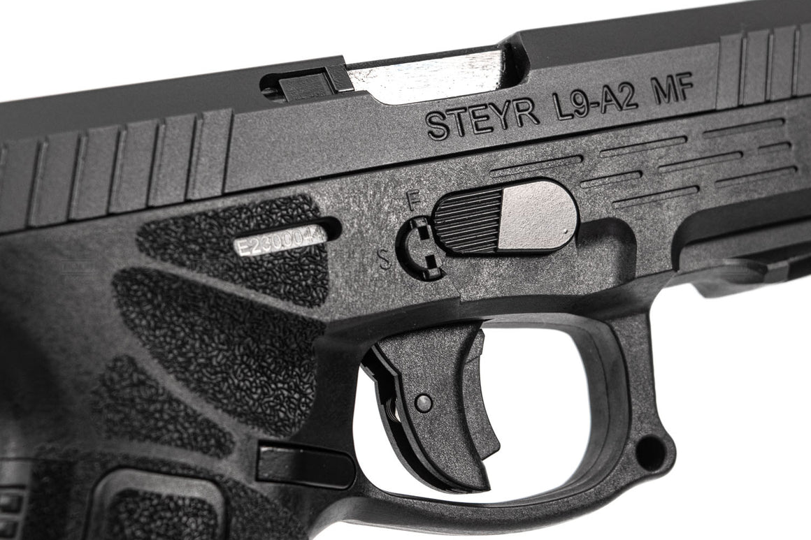 KJ Works STEYR ARMS L9A2 CO2 Pistol Airsoft ( Black ) ( ASG Licensed )