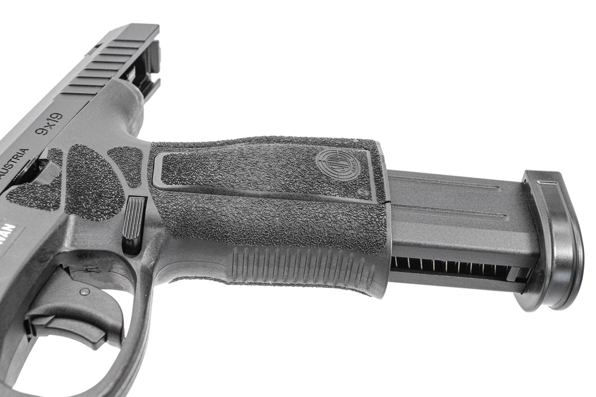 KJ Works STEYR ARMS L9A2 GBB Pistol Airsoft ( Black ) ( ASG Licensed )