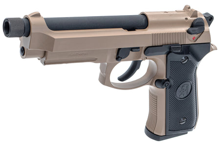 KJ Works M9A1 TBC Full Metal GBB Pistol Airsoft ( Tan ) ( Threaded Barrel )