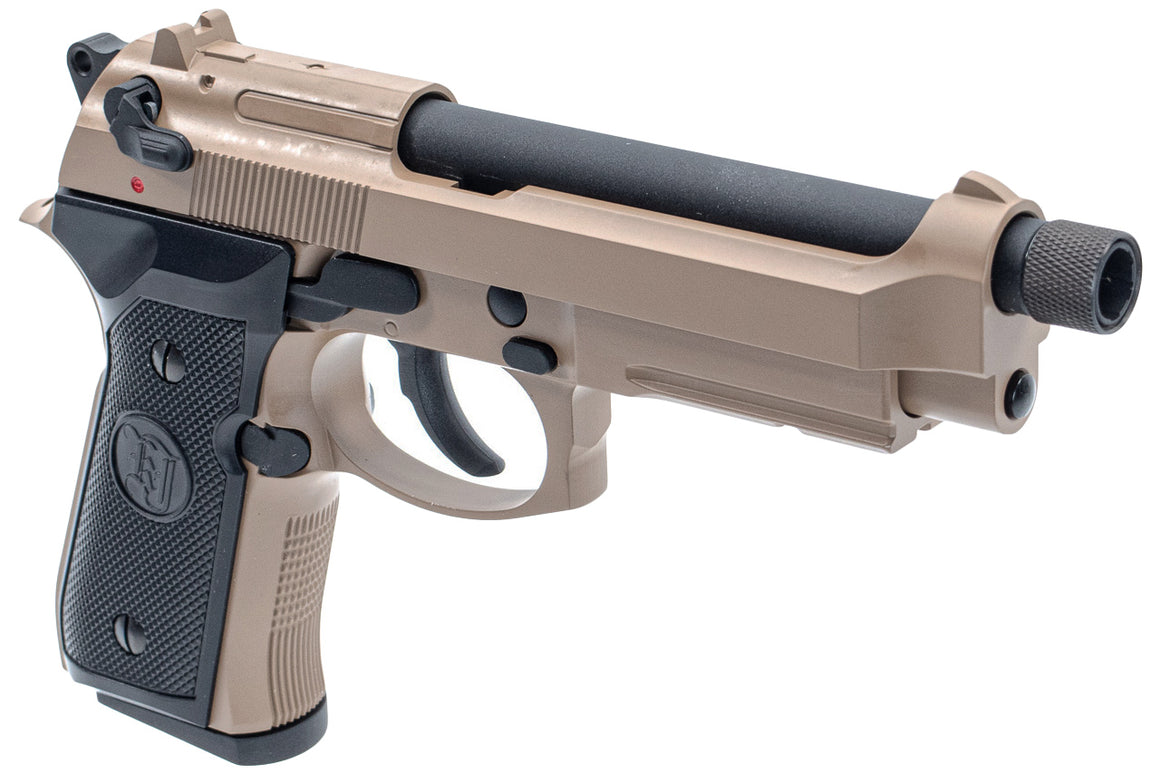 KJ Works M9A1 TBC Full Metal GBB Pistol Airsoft ( Tan ) ( Threaded Barrel )