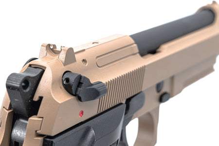KJ Works M9A1 TBC Full Metal GBB Pistol Airsoft ( Tan ) ( Threaded Barrel )