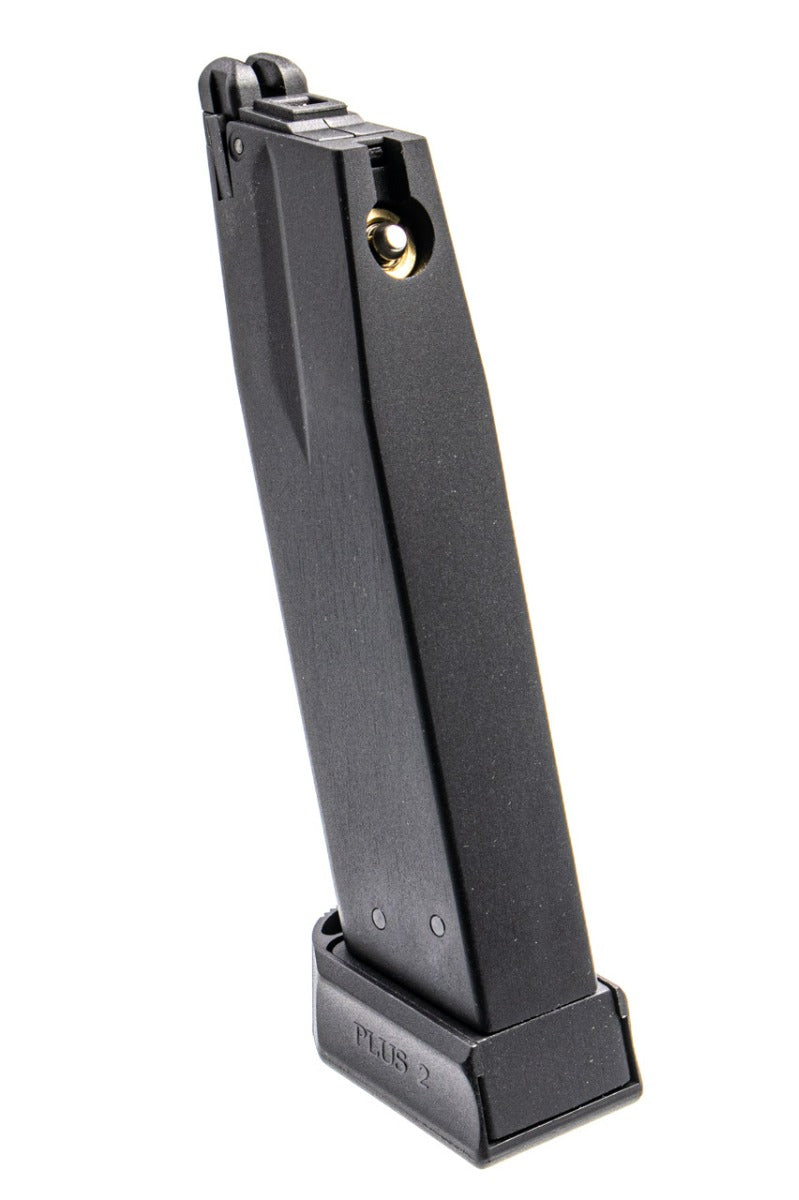 KJ Works 26 Rounds Green Gas Magazine For KJ ASG CZ-SP01 / Shadow 1 / Shadow 2 / Orange / TS 2 GBBP