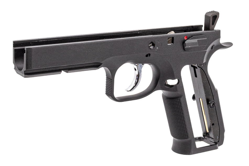 KJ Works ASG Licensed CZ Shadow 2 KP-15 Lower Frame & Inner Barrel Set ( Disassembly Parts )