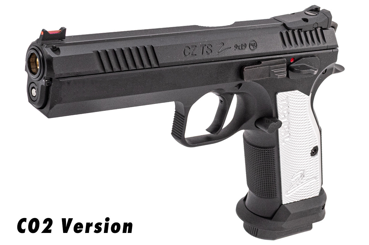 KJ Works ASG Licensed CZ TS 2 ( CO2 Version ) GBB Pistol Airsoft ( KP15-TS2 )