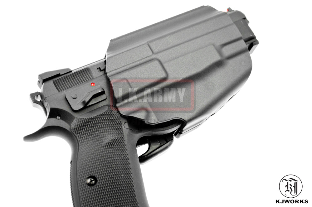 KJ Works CZ 75 SP-01 Shadow GBB Pistol ( ASG Licensed ) - Gas Version