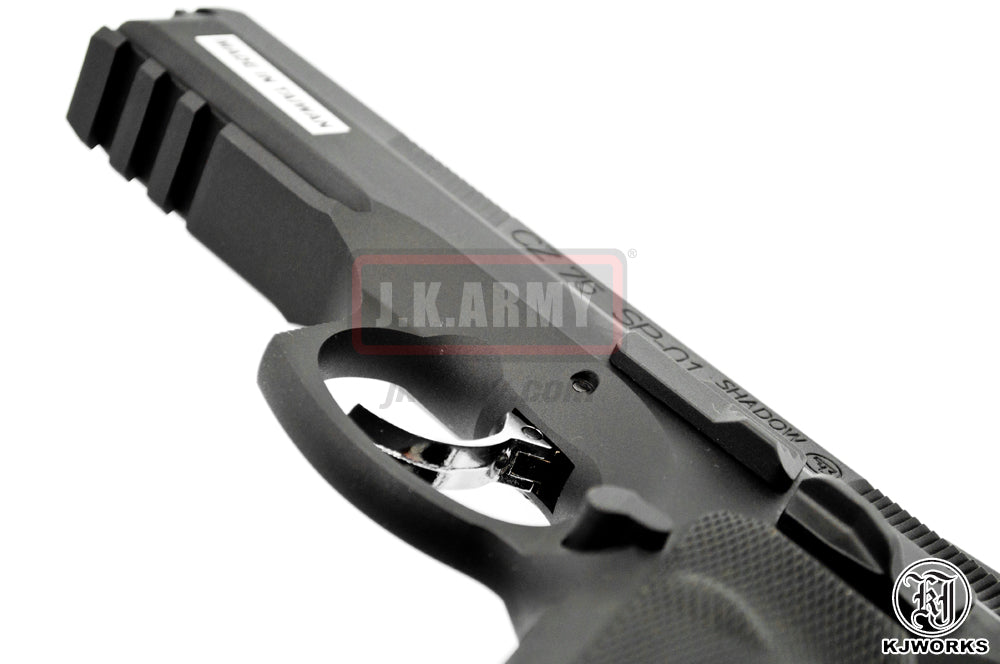 KJ Works CZ 75 SP-01 Shadow GBB Pistol ( ASG Licensed ) - CO2 Version