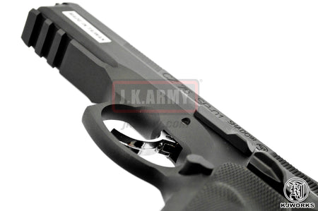 KJ Works CZ 75 SP-01 Shadow GBB Pistol ( ASG Licensed ) - CO2 Version