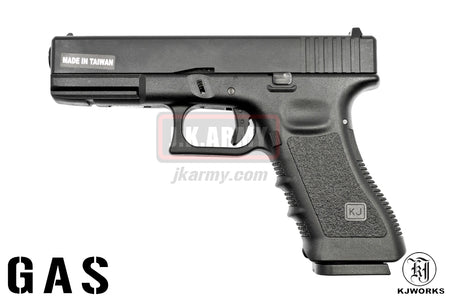 KJ Works KP-1.7 GBB Pistol GAS Version ( Black )