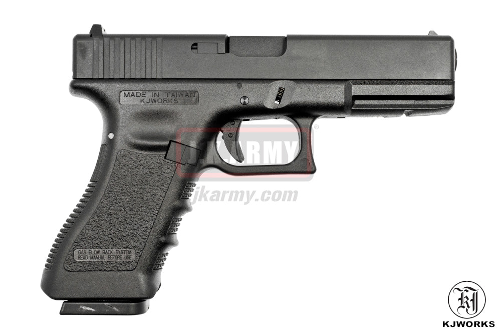 KJ Works KP-1.7 GBB Pistol GAS Version ( Black )