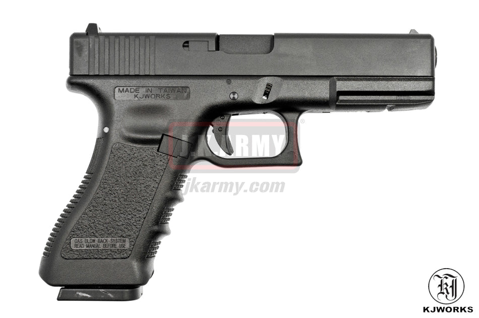 KJ Works KP-1.7 GBB Pistol GAS Version ( Black )