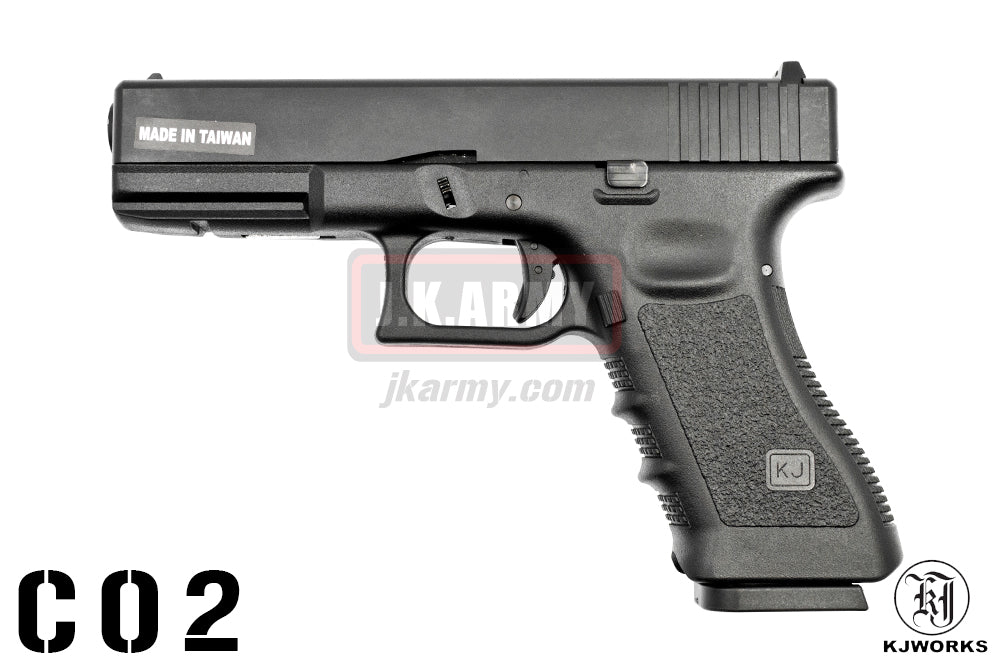 Kp17 Rgy KJ Works KP-17 GBB Pistol CO2 Version - Black – Prozi Shop 波子兵團 Airsoft