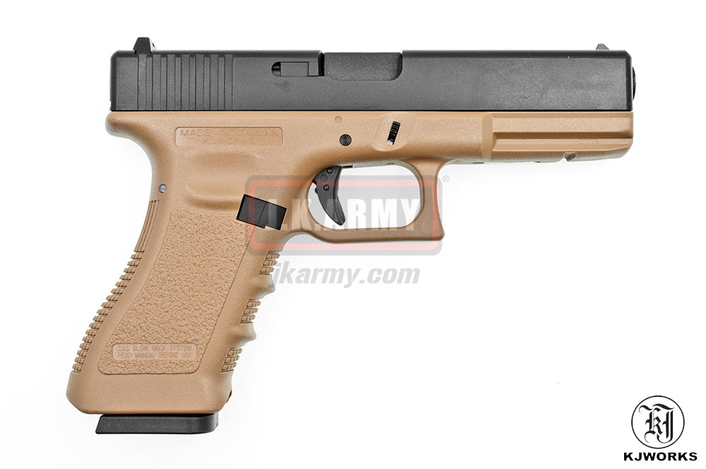 Kp17 Rgy KJ Works KP-17 GBB Pistol CO2 Version - Tan – Prozi Shop 波子兵團 Airsoft