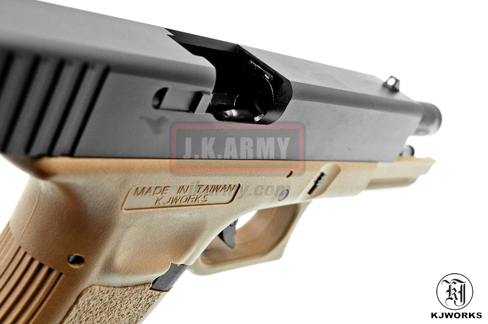 KJ Works KP-1.7 GBB Pistol CO2 Version - Tan