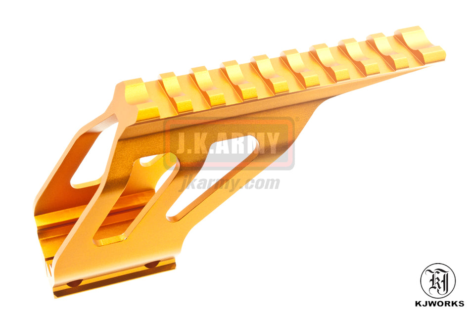 KJ Works Pistol Mount for KJ Works KP-05 / KP-06 / KP-07 / KP-08 & CZ SP-01 Shadow - Orange