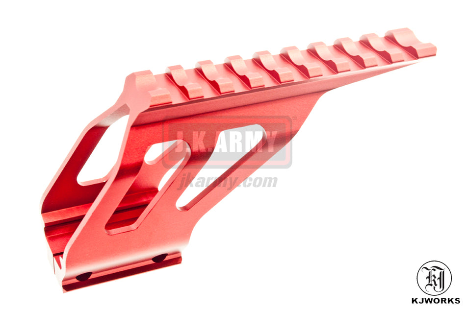 KJ Works Pistol Mount for KJ Works KP-05 / KP-06 / KP-07 / KP-08 & CZ SP-01 Shadow - Red