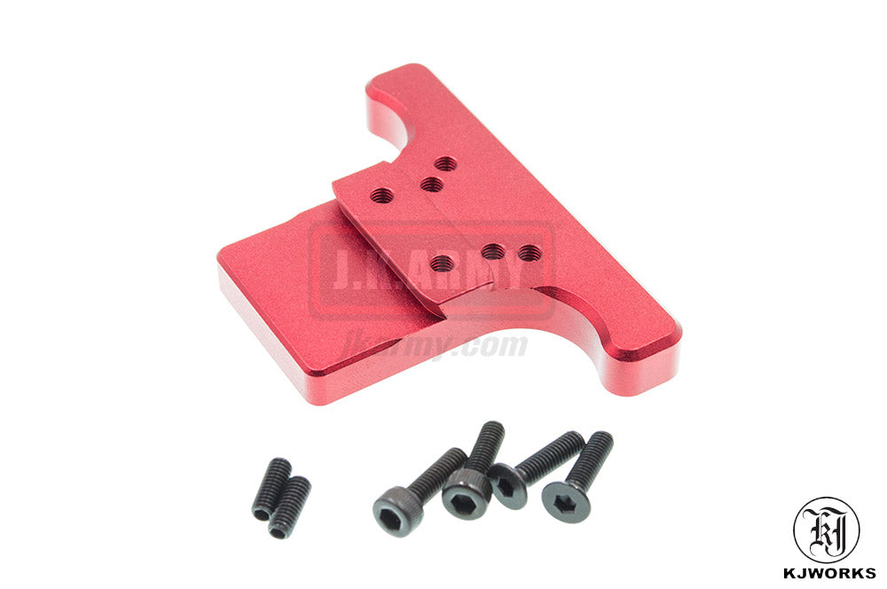 KJ Works Rear Sight Plate for CZ SP-01 Shadow ( Red )
