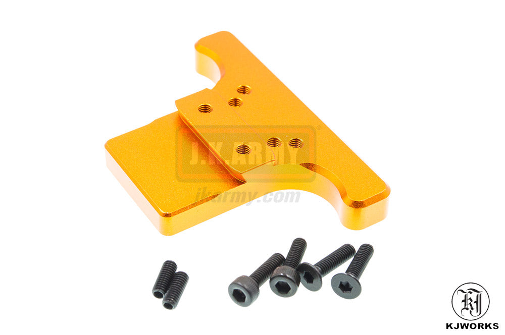KJ Works Rear Sight Plate for CZ SP-01 Shadow ( Orange )