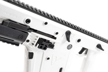 KRYTAC Kriss Vector Airsoft AEG SMG Rifle ( Alpine White Limited Edition ) ( With Mock Suppressor )