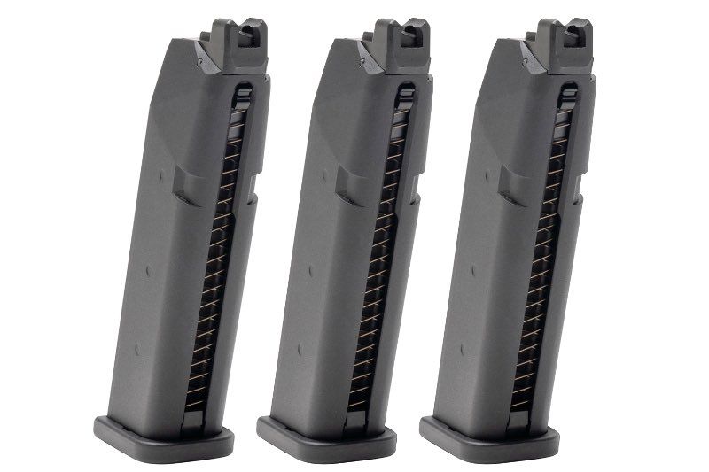 Dummy SuppressorCo MAXIM 9 GBBP Airsoft Green Gas Magazine 24 Rounds ( x3 Pcs Set ) ( by Krytac )