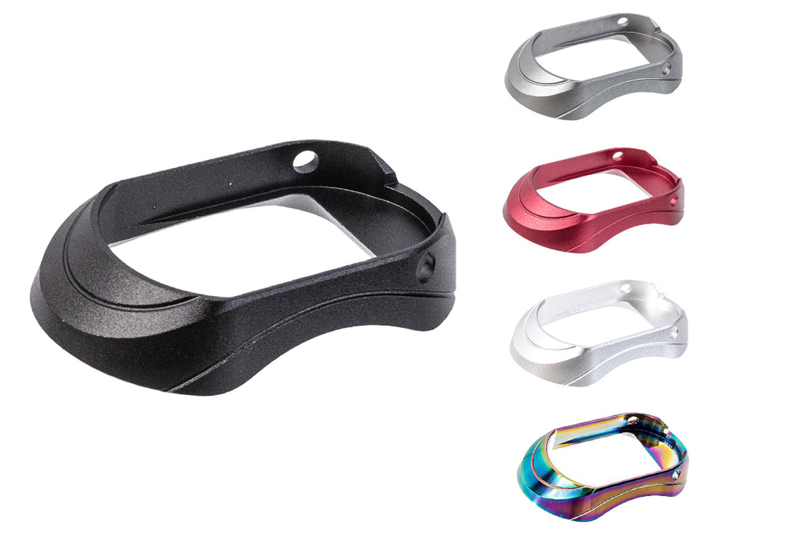 LA Capa CNC Aluminum V2 Defender Magwell For Marui TM Hi-Capa 5.1 / 4.3 / Gold Match GBBP Series -Silver