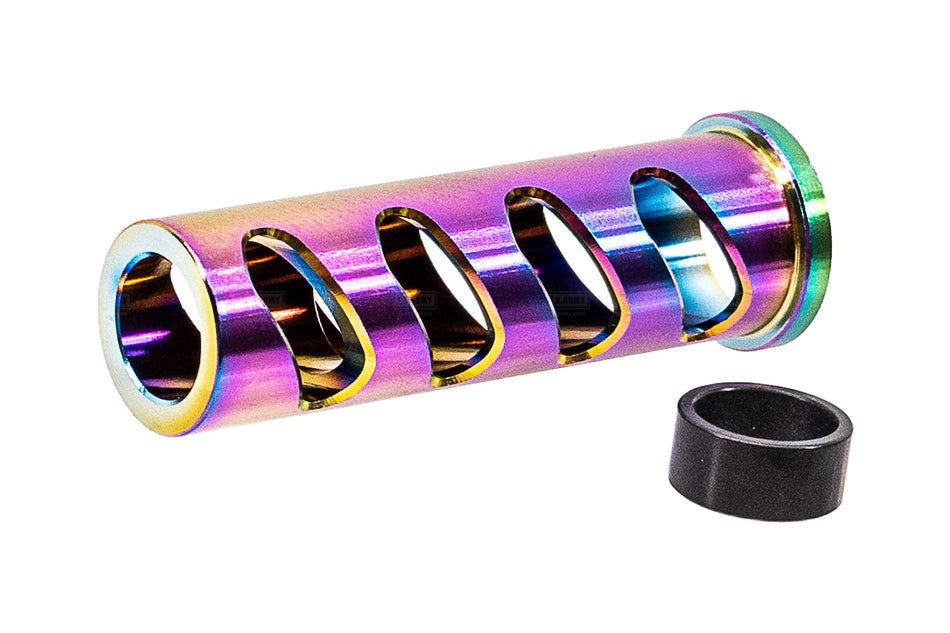 LA Capa CNC Aluminum Lightweight Cutout 5.1 Guide Rod Plug ( With Delrin Ring ) For Marui TM Hi-Capa 5.1 GBBP Series -Rainbow
