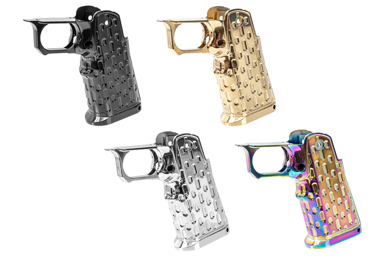 LA Capa CNC Aluminum S1 Standard Grip For Marui TM Hi-Capa GBBP Series -Rainbow