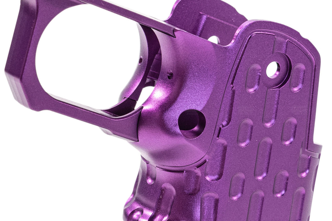 LA Capa CNC Aluminum S1 Standard Grip For Marui TM Hi-Capa GBBP Series -Rainbow