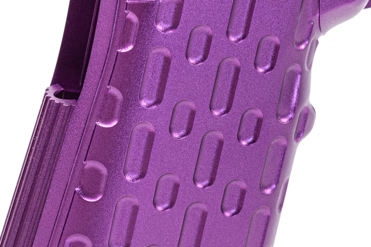 LA Capa CNC Aluminum S1 Standard Grip For Marui TM Hi-Capa GBBP Series -Rainbow