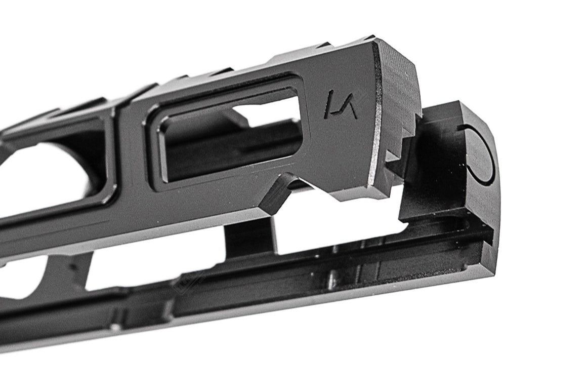 LA Capa T6 Aluminum 5.1 Hyper Slide For Marui TM Hi-Capa 5.1 GBBP Series -Glossy Silver