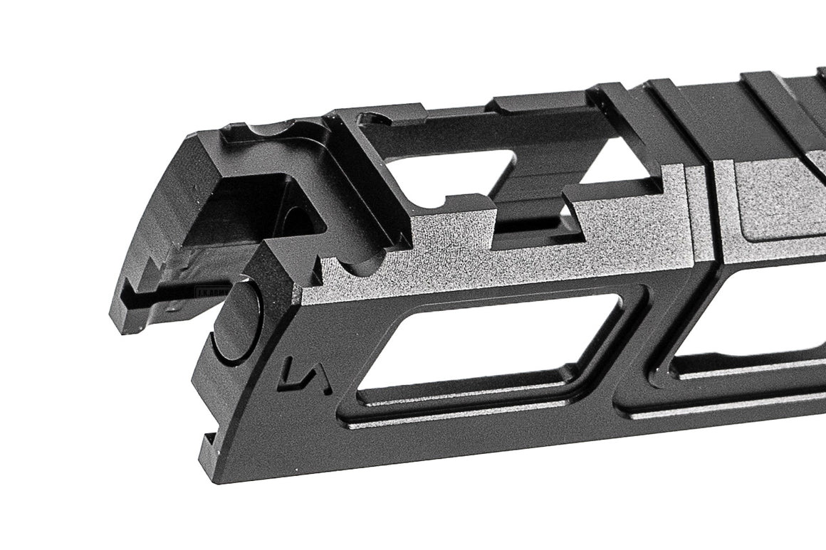 LA Capa T6 Aluminum 5.1 Hyper Slide For Marui TM Hi-Capa 5.1 GBBP Series -Glossy Silver