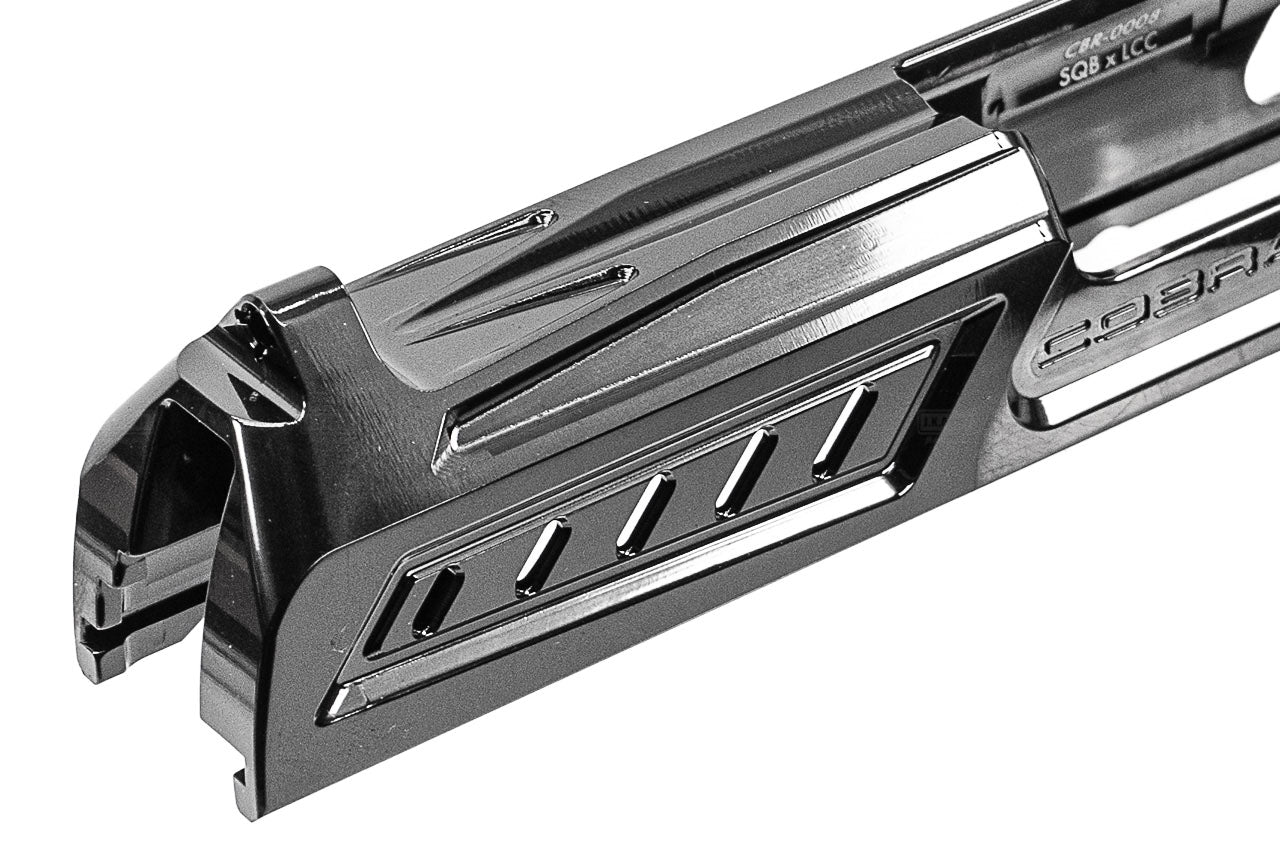 LA Capa X SpeedQB 4.3" COBRA Style Aluminum Slide For Marui TM Hi-Capa 4.3 GBBP Series -Rainbow