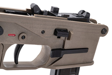 Lambda Defense GHM9 Gen2 PCC MP9 Complete Lower Receiver Set For B&T GHM9 GBB Series ( With MP9 Magazine ) -FDE