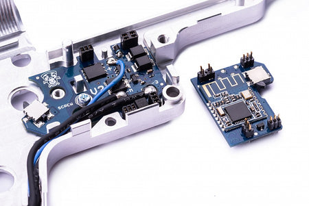 JeffTron Wiring to Stock Leviathan MOSFET for Version 2 Gearbox AEG ( With Curved CNC Trigger )-Red