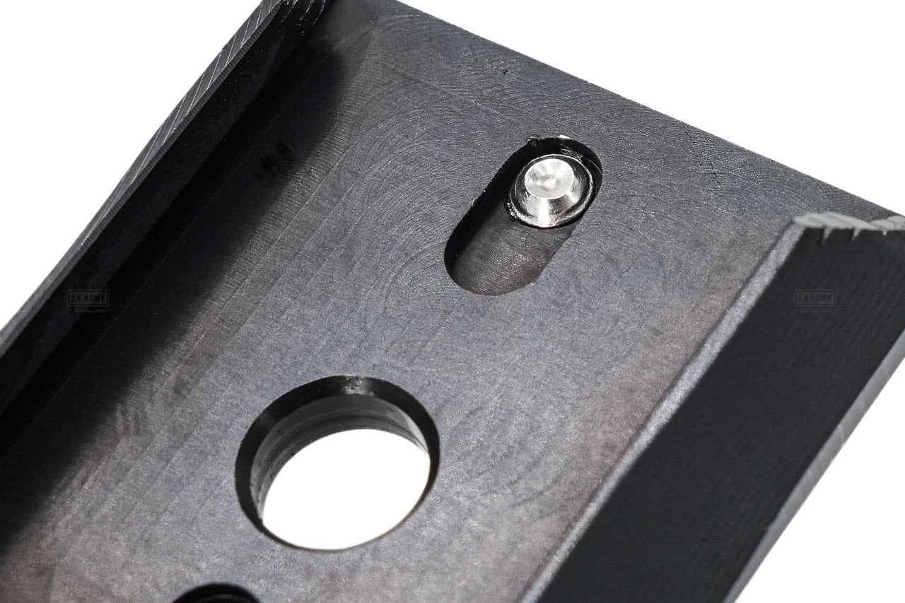 LAI GUNS Competition Magazine Base Plate For Marui TM Hi-Capa GBBP Series -Silver