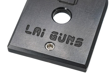 LAI GUNS Competition Magazine Base Plate For Marui TM Hi-Capa GBBP Series -Silver