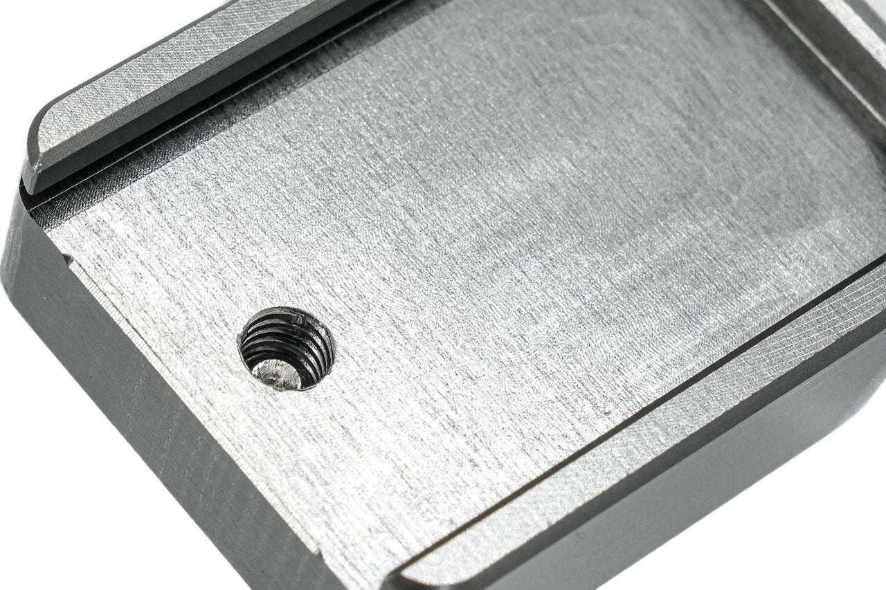 LAI GUNS Aluminum Nova Agency Magazine Base Pad For SIG AIR / VFC P320 M18 X Carry GBBP Series -Silver