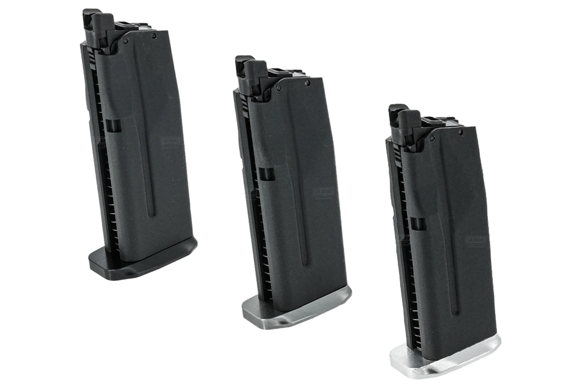 LAI GUNS 18 Rounds Short Gas Magazine For EMG SI P365 SMP GBB -Silver