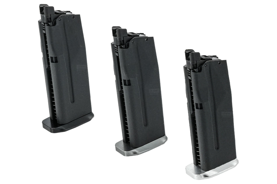 LAI GUNS 18 Rounds Short Gas Magazine For EMG SI P365 SMP GBB -Silver