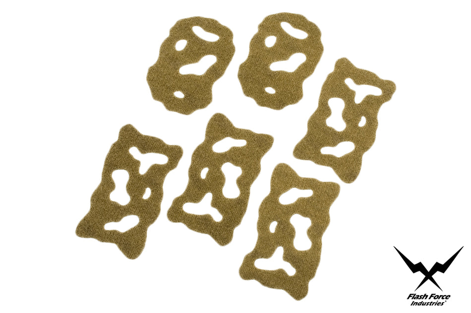 Lightweight Helmet Replacement Velcro Type B x 4pcs ( LBH Tan ) ( Free Shipping )