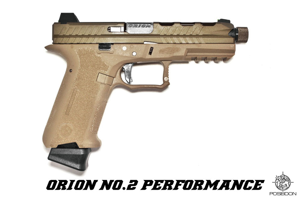 Poseidon Orion No.2 Performance Airsoft GBB Pistol ( G Model Spec )-Tan