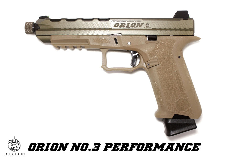Poseidon Orion No.3 Performance Airsoft GBB Pistol ( G Model Spec )-Tan