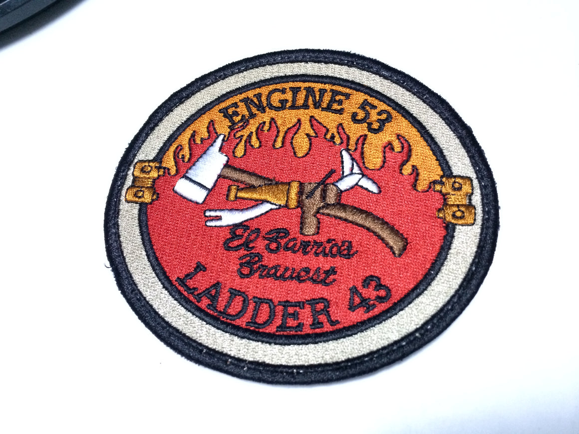 FFI - Red Wing Fireman Engine 53 Ladder 43 Lone Survivor Patch ( Free Shipping )