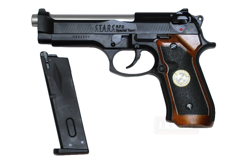 SAMURAI EDGE STANDARD MOD - Biohazard Full Metal GBB Pistol (Black
