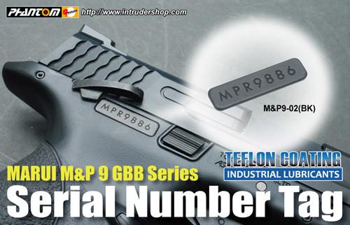 Guarder Series No. Tag for Marui M&P9