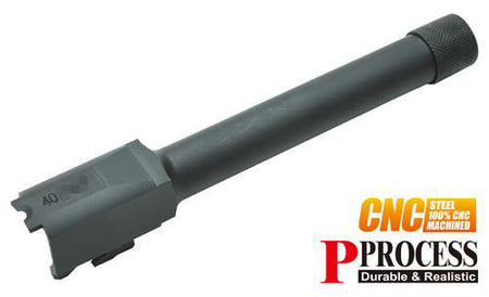 Guarder .40 Threaded Steel Outer Barrel for TM M&P9 (14mm CCW)