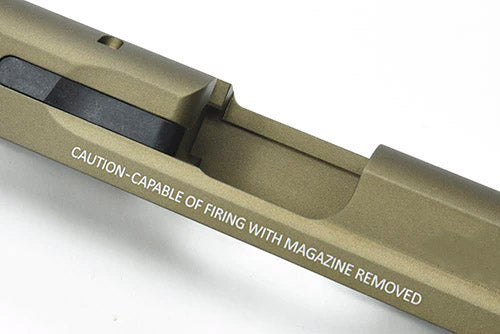 Guarder 6061 Aluminum CNC Slide For Marui TM M&P9 GBBP ( 9mm Marking / Tan )
