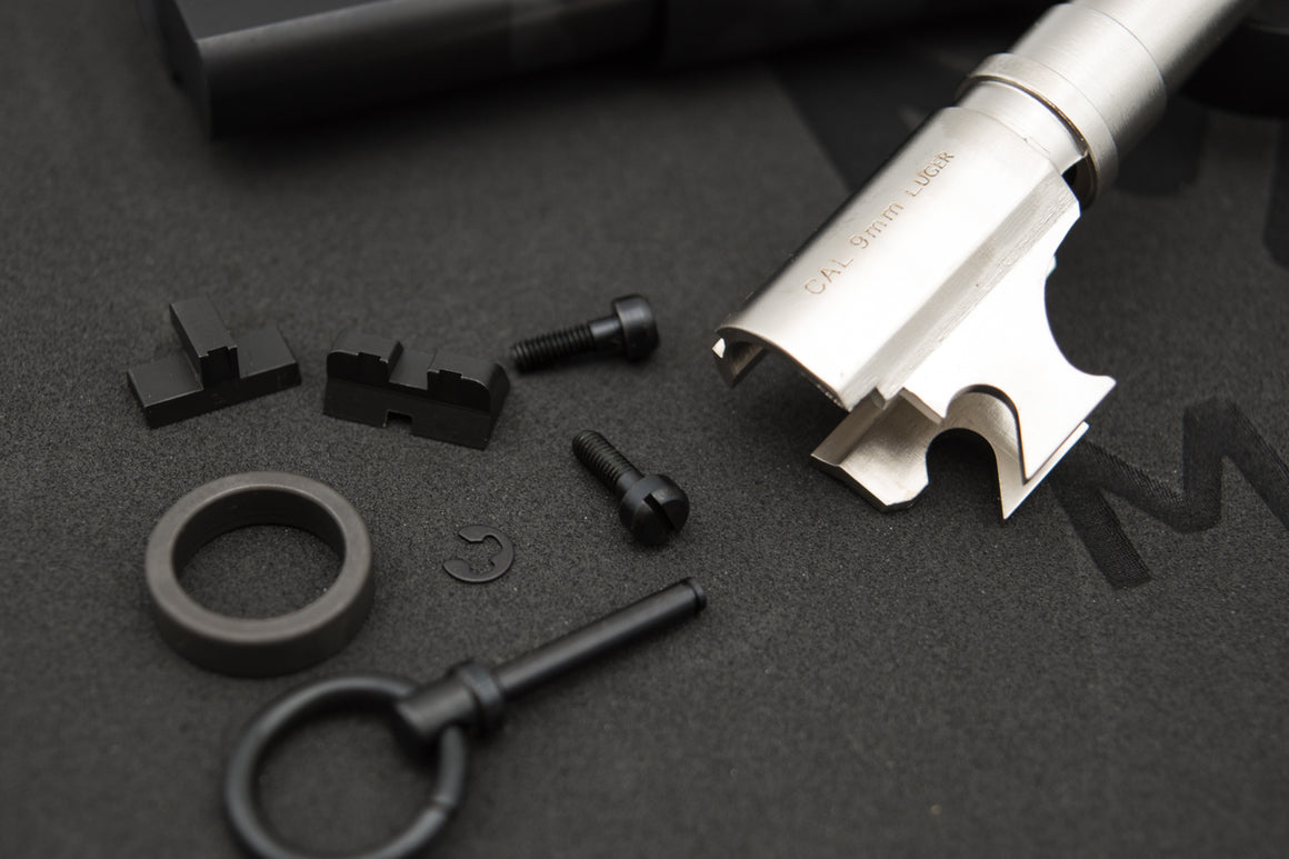 Mafio MIT Hi-Power Mark III CNC Steel Kit for WE Browning Hi-Power MK3 GBB Pistol ( Black )