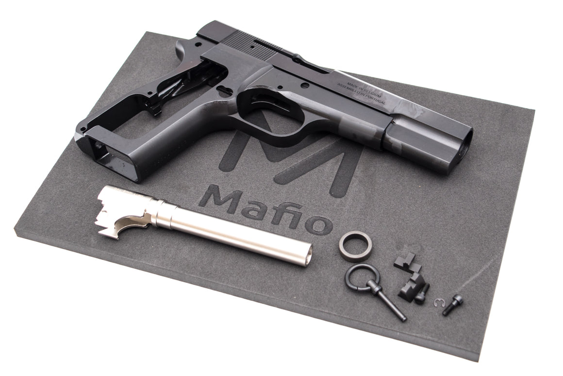 Mafio MIT Hi-Power Mark III CNC Steel Kit for WE Browning Hi-Power MK3 GBB Pistol ( Black )